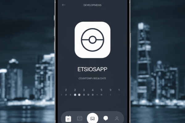 Preview of EtsiosApp interface with release date and key features displayed.